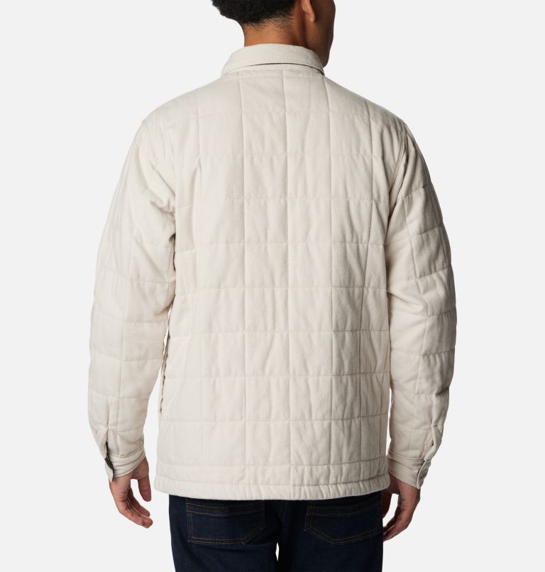 Men's Landroamer Quilted Shirt Jacket, Color: Dark Stone, image 2
