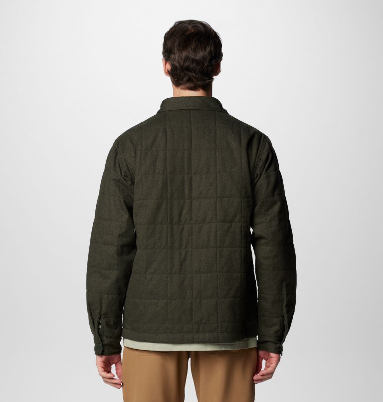 Giacca-camicia trapuntata Landroamer da uomo, Color: Greenscape, image 2