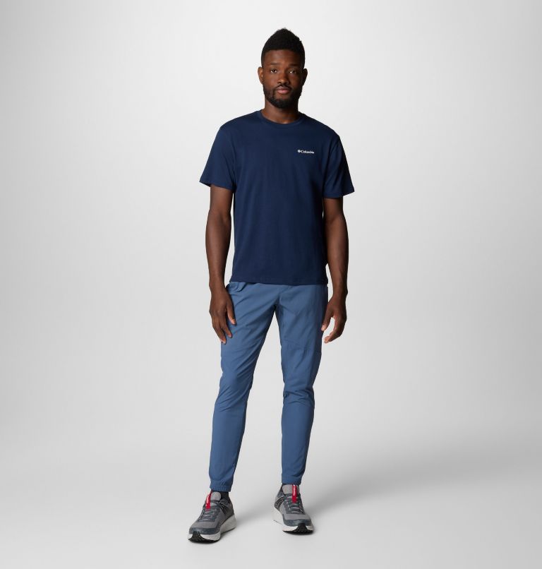 Barton Springs Graphic T-Shirt für Männer, Color: Collegiate Navy, White, image 3