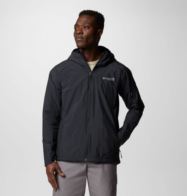 Loop Trail II verstaubarer Windbreaker für Männer, Color: Black, image 1