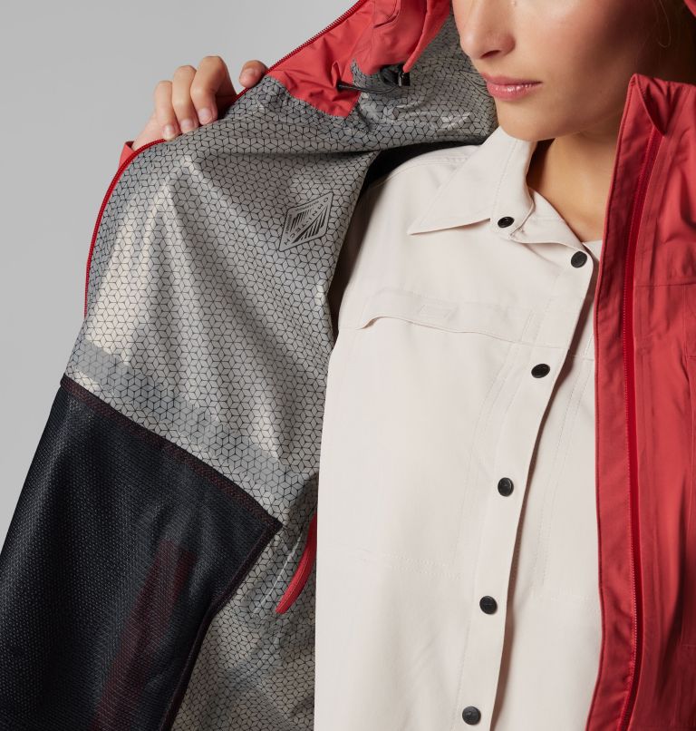Ampli-Dry II wasserdichte Wander-Shell-Jacke für Frauen, Color: Daredevil, image 7