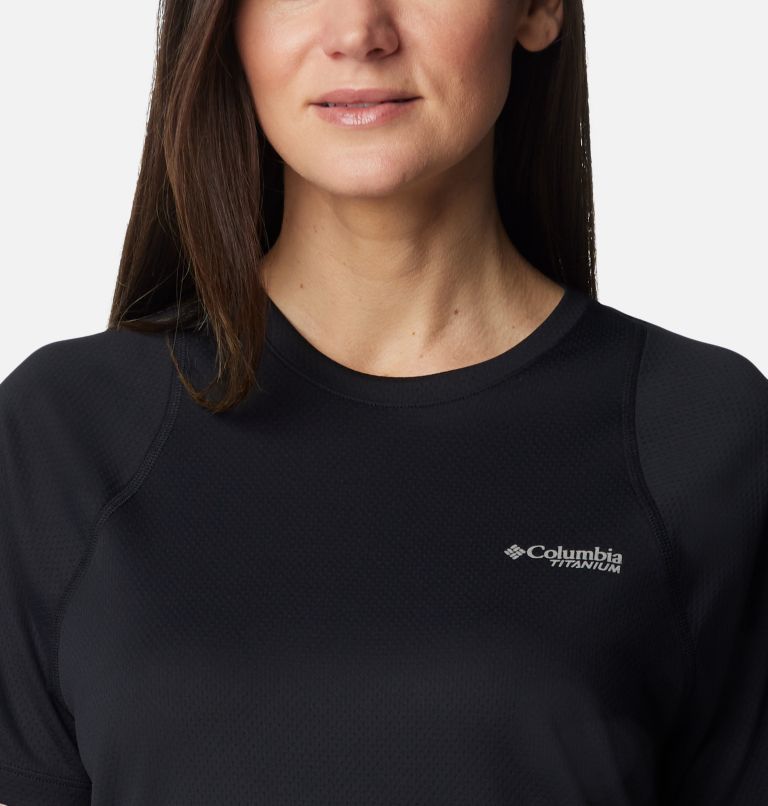 T-shirt col rond à manches courtes Summit Valley pour femme, Color: Black, image 4