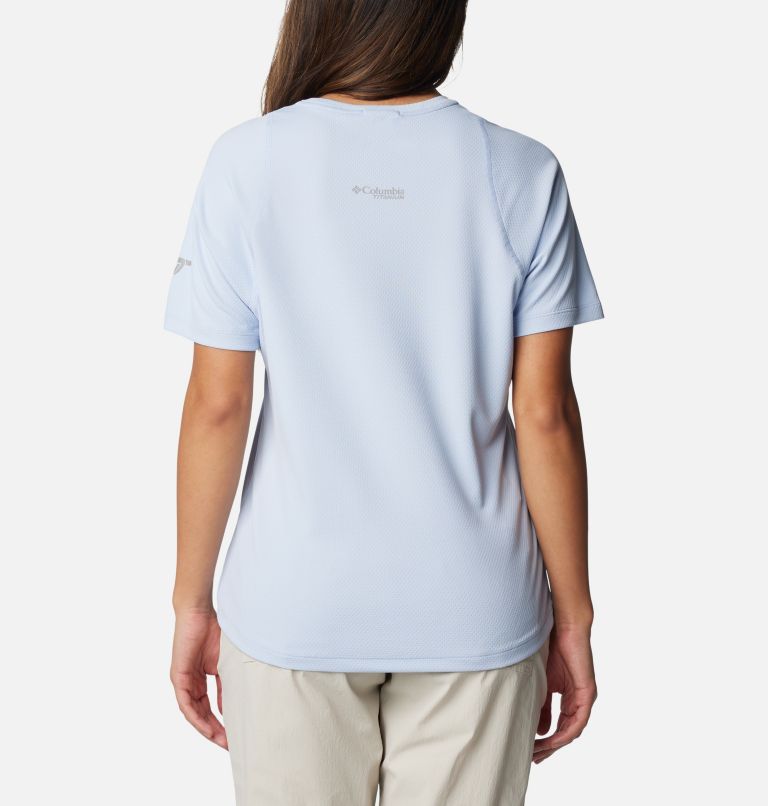 T-shirt col rond à manches courtes Summit Valley pour femme, Color: Whisper, image 2