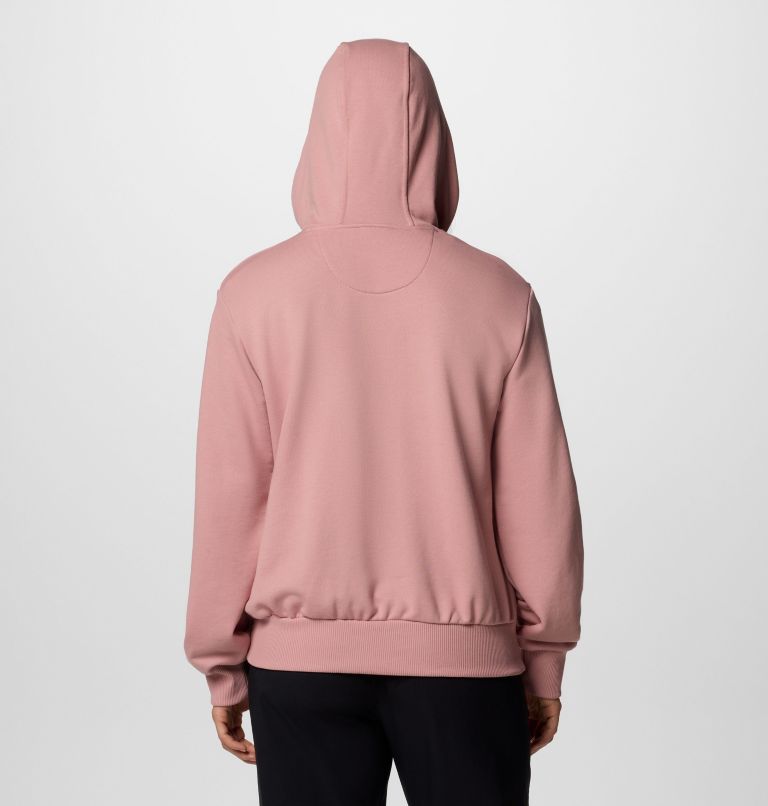 Women's Marble Canyon French Terry Hoodie, Color: Eraser Pink, image 2