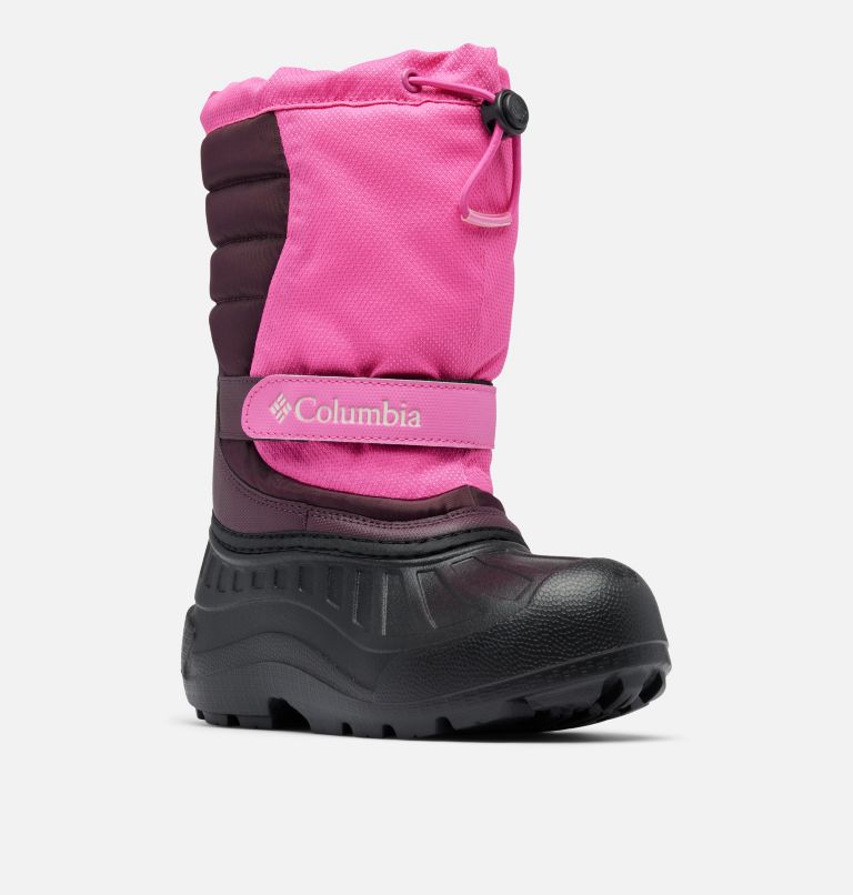 Youth Powderbug Snowlite Snow Boot, Color: Pink Ice, Moonvista, image 3