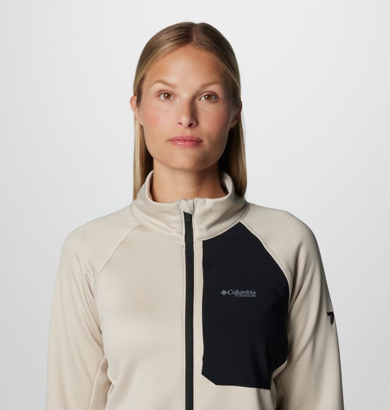 Triple Canyon technische Grid Fleece Jacke für Frauen, Color: Dark Stone Heather, Black, image 5