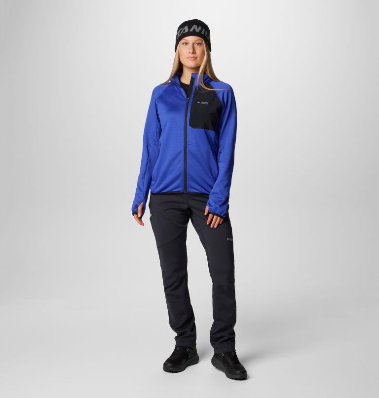 Triple Canyon technische Grid Fleece Jacke für Frauen, Color: Clematis Blue, Black, image 3