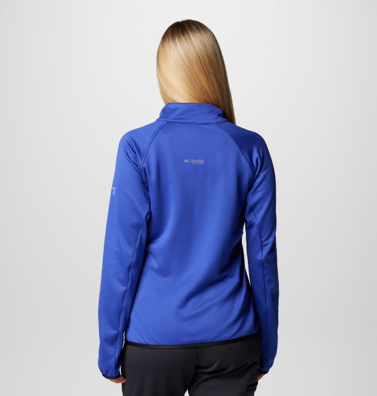 Triple Canyon technische Grid Fleece Jacke für Frauen, Color: Clematis Blue, Black, image 2