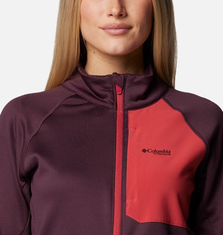 Triple Canyon technische Grid Fleece Jacke für Frauen, Color: Moonvista, Daredevil, image 4