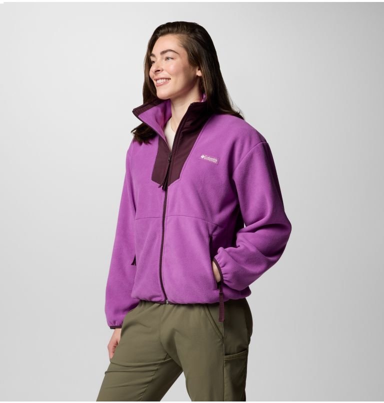 Sequoia Grove Fleece-Jacke für Frauen, Color: Razzle, Moonvista, image 3
