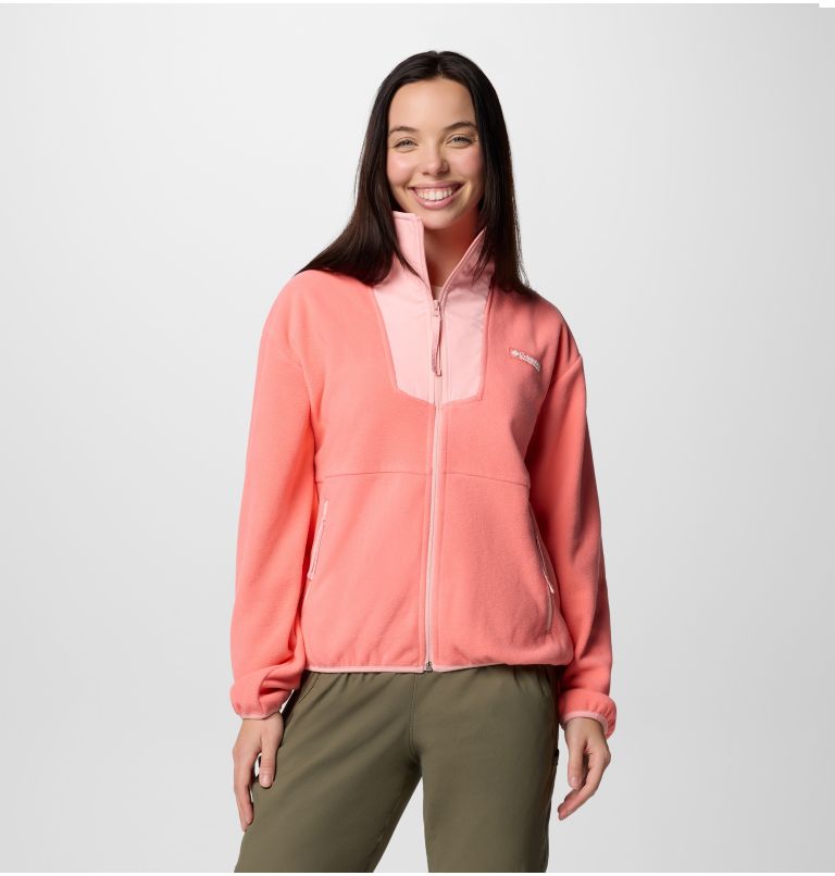 Chaqueta de forro polar Sequoia Grove para mujer, Color: Alpenglow, Pink Sand, image 1