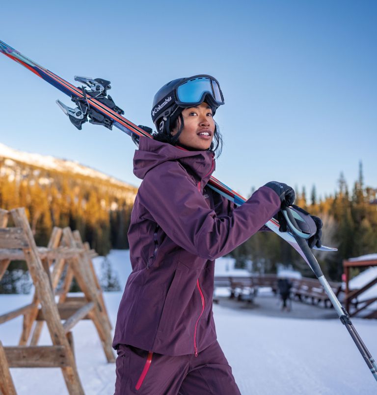 Women's Platinum Peak II 3L Waterproof Ski Shell, Color: Moonvista, image 12