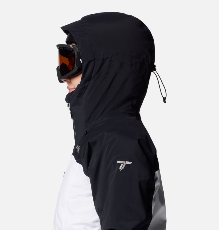 Cirque Bowl isolierte wasserdichte Skijacke für Frauen, Color: White, Black, image 8