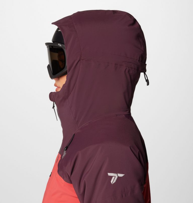 Women's Cirque Bowl Insulated Waterproof Ski Jacket, Color: Daredevil, Moonvista, image 10