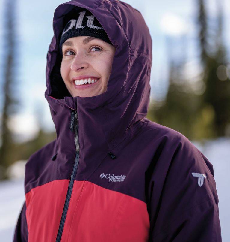 Women's Cirque Bowl Insulated Waterproof Ski Jacket, Color: Daredevil, Moonvista, image 16