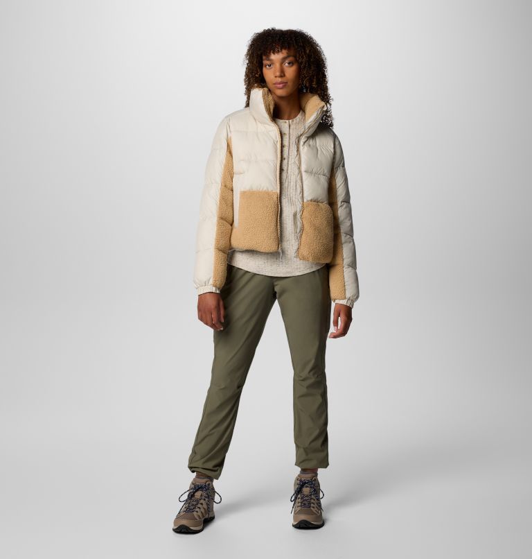 Leadbetter Point II Sherpa Hybrid Puffer-Jacke für Frauen, Color: Dark Stone, Canoe, image 3