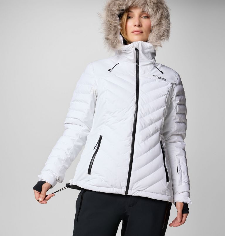 Bird Mountain II isolierte Daunen Ski-Jacke für Frauen, Color: White, image 14