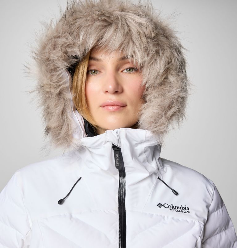 Bird Mountain II isolierte Daunen Ski-Jacke für Frauen, Color: White, image 5