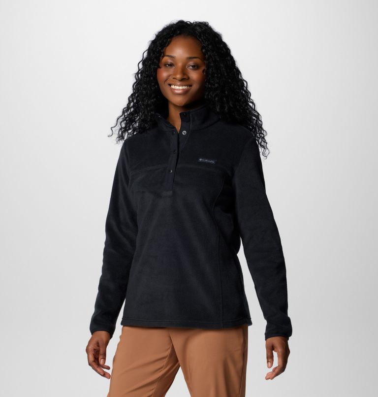 Sweat polaire pressionné Benton Springs femme, Color: Black, image 4
