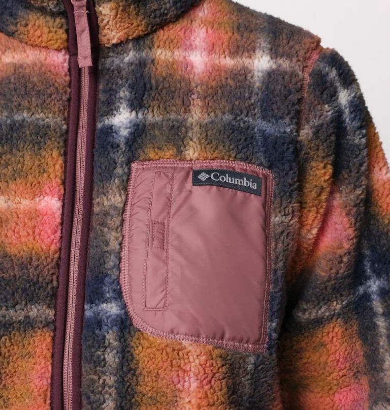 Veste Sherpa avec Imprimé West Bend II Femme, Color: Fig Omblur