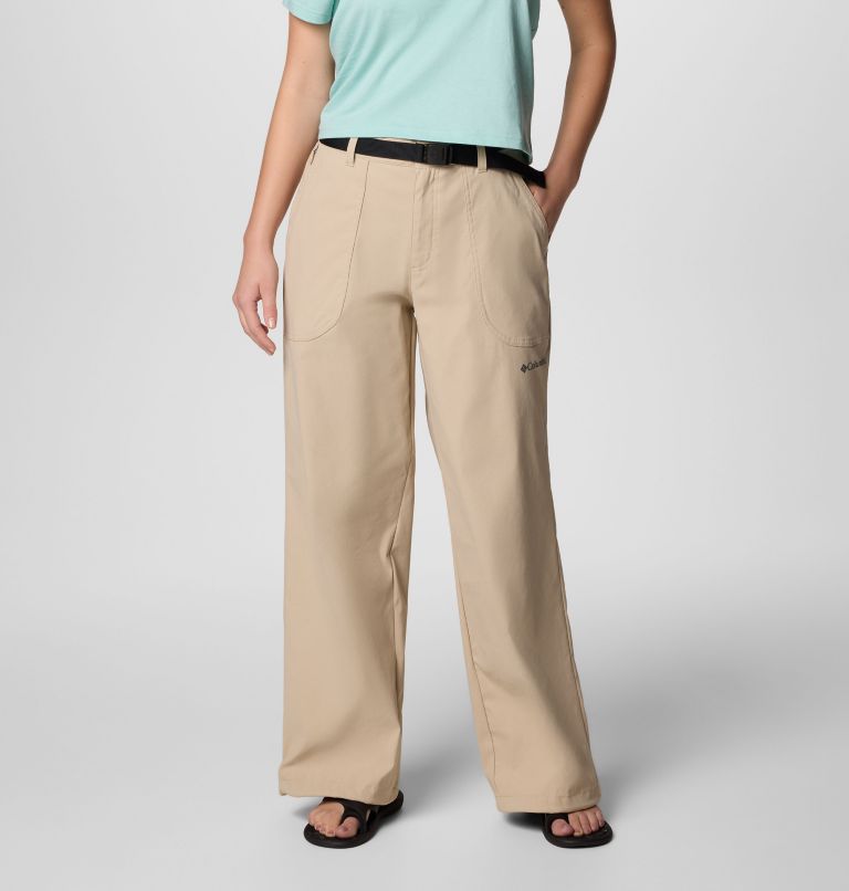 Women's Brea Falls Nylon Pants, Color: Ancient Fossil, image 1