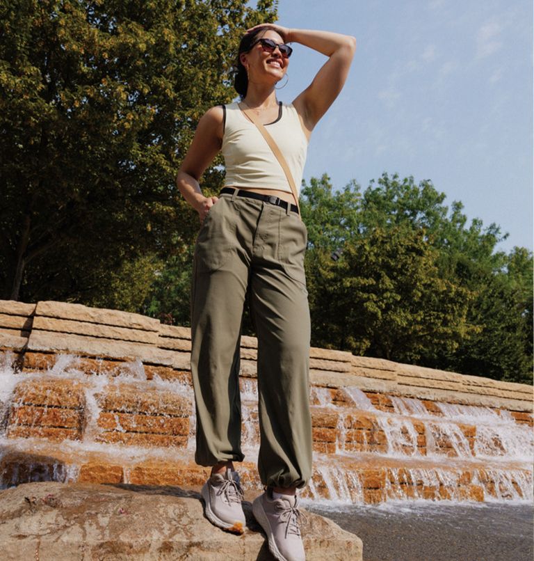 Pantalon de Randonnée Brea Falls Femme, Color: Stone Green, image 9