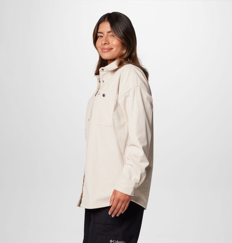 Sobrecamisa de pana Blue Point Creek para mujer, Color: Dark Stone, image 4