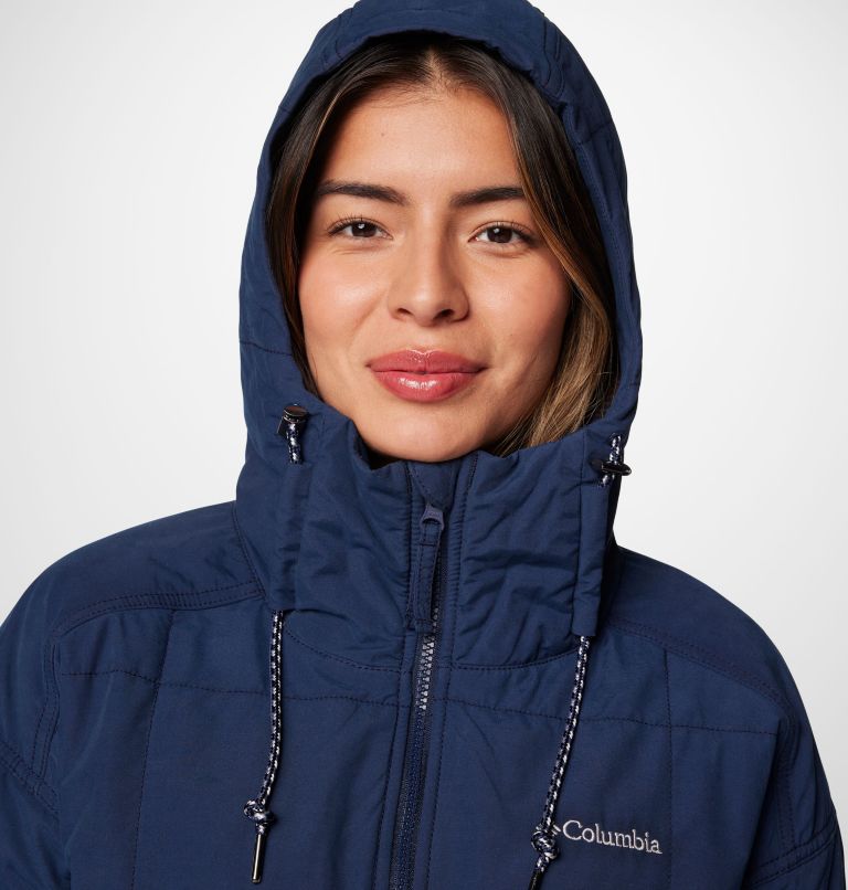 Women's Chatfield Hill II Novelty Jacket, Color: Collegiate Navy, Nocturnal Omblur, image 5