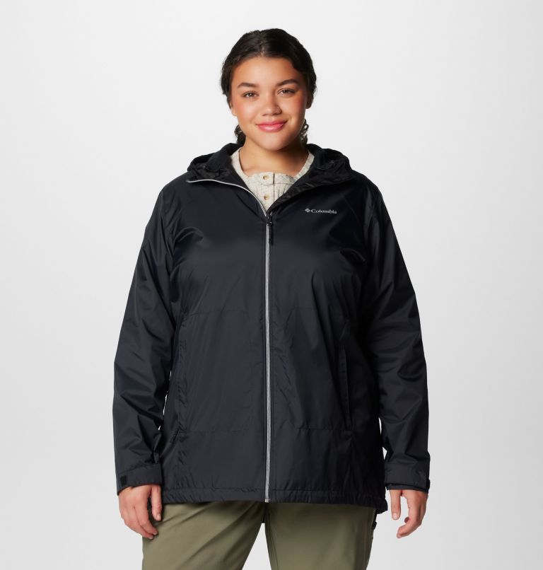 Women's Switchback II Lined Long Jacket - Plus Size, Color: Black, image 1
