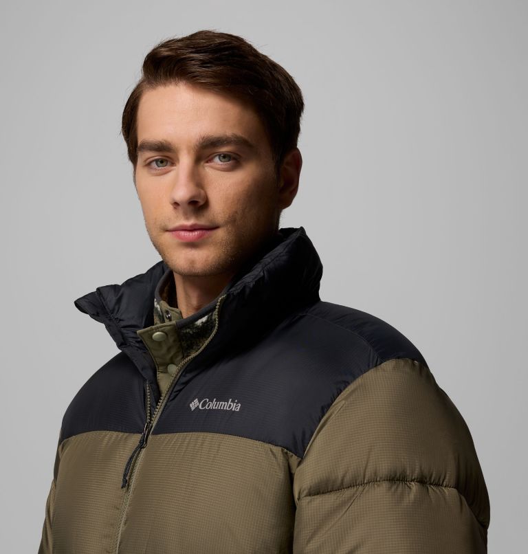 Chaqueta acolchada Puffect III para hombre, Color: Stone Green, Black, image 5