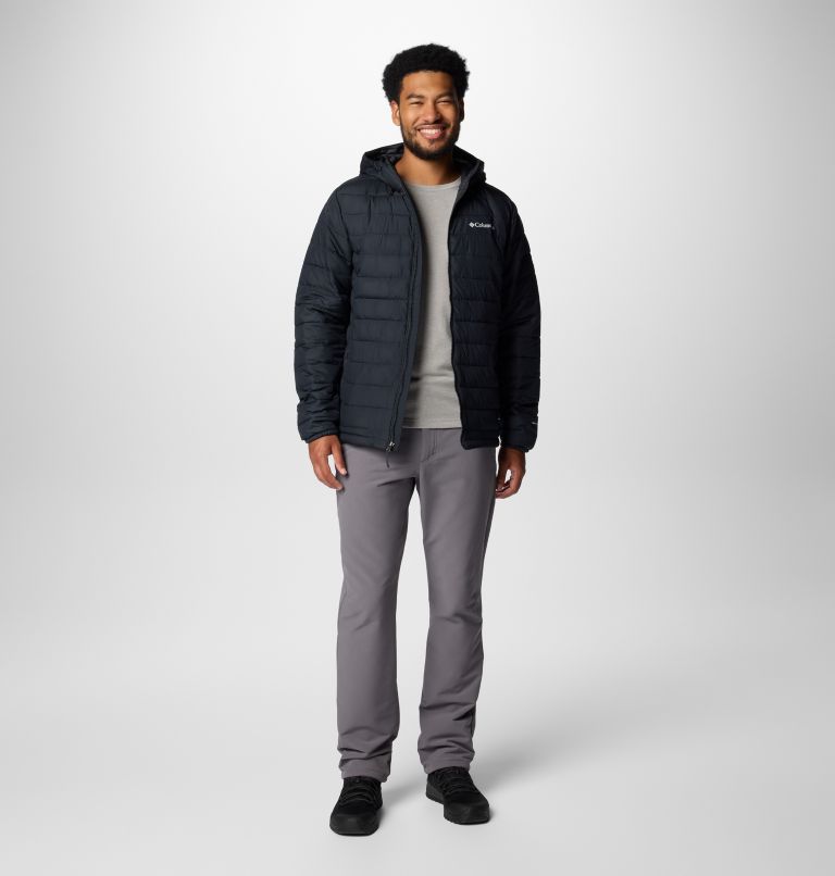 Chaqueta aislante con capucha Powder Lite II para hombre, Color: Black, image 3