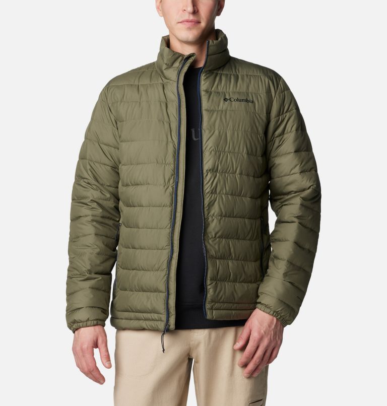 Men’s Powder Lite II Insulated Jacket, Color: Stone Green, image 8