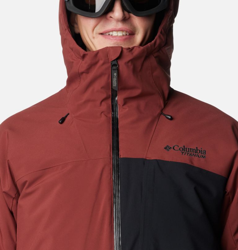 Winter District III wasserdichte Skijacke für Männer, Color: Spice, Black, image 4