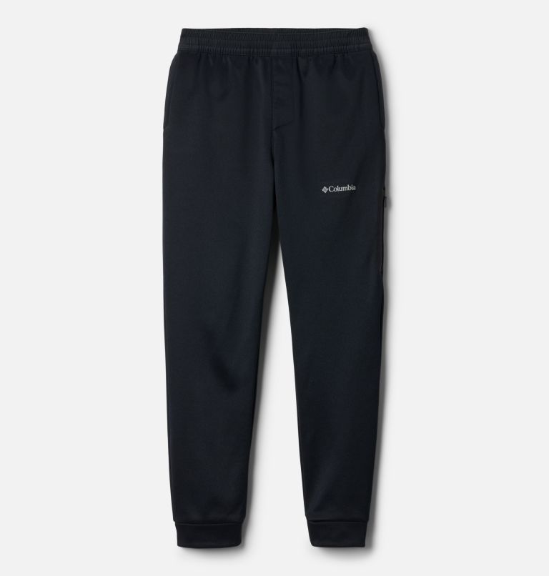 Columbia Tech Boys' Fleece Joggers, Color: Black, image 1
