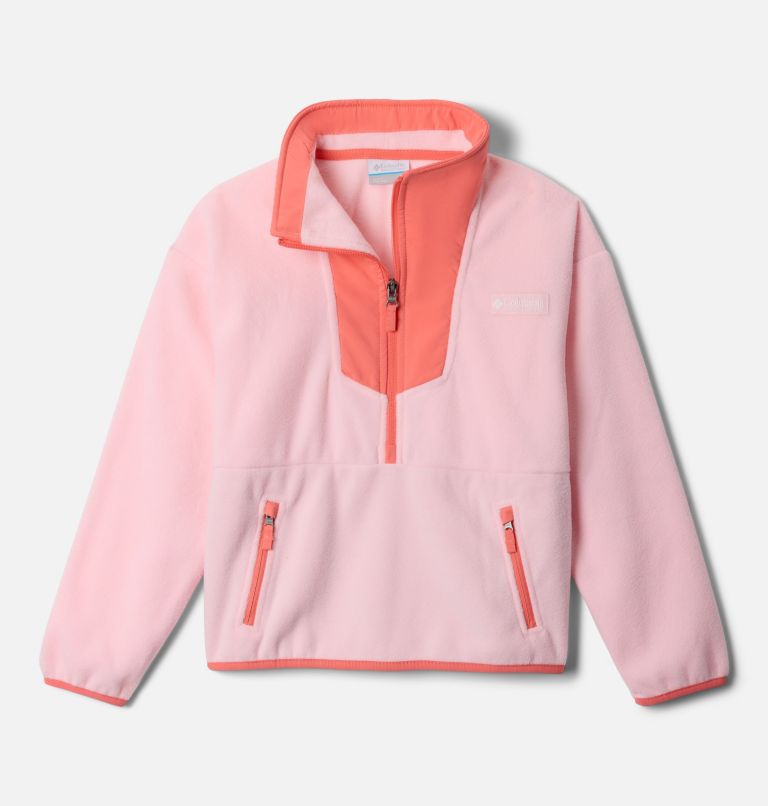 Sequoia Grove Fleece mit Half Zip für Jugendliche, Color: Satin Pink, Hot Coral, image 1