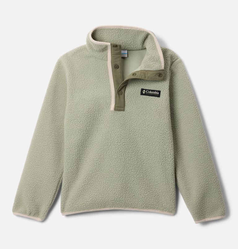 Helvetia II Sherpa Half Snap Fleece für Jugendliche, Color: Safari, Stone Green, image 1