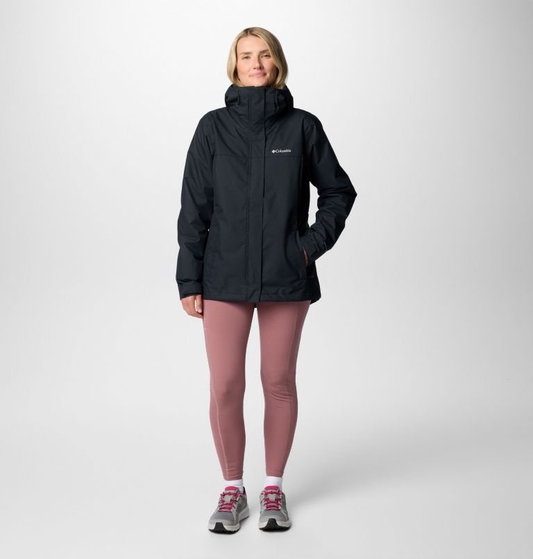 Women's Hikebound II 3-In-1 Waterproof Jacket, Color: Black, image 3