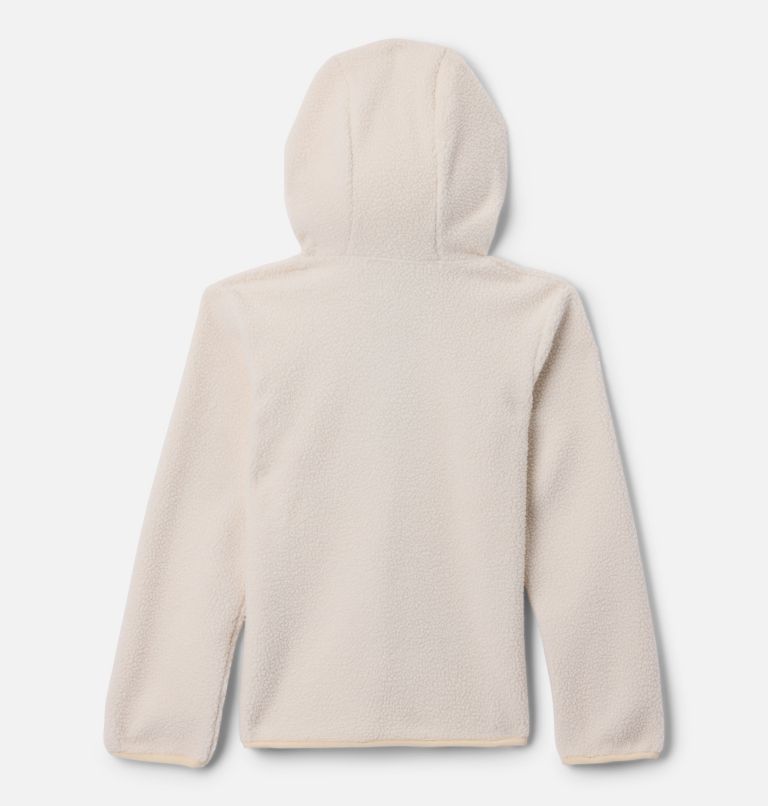 Youth Helvetia Sherpa Fleece Hoodie, Color: Chalk, Black, image 2