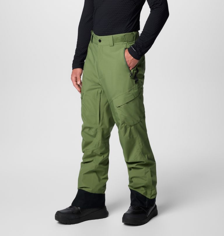 Pantalon de Ski Imperméable Powder Stash II Homme, Color: Canteen, Black, image 4