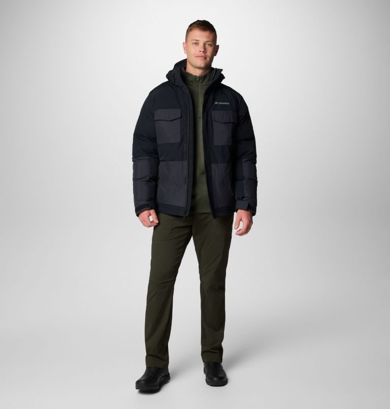 Men's Marquam Peak Fusion II Hooded Jacket, Color: Black, image 3