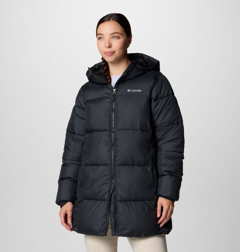 Puffect II Mid Puffer-Jacke mit Kapuze für Frauen, Color: Black, image 1