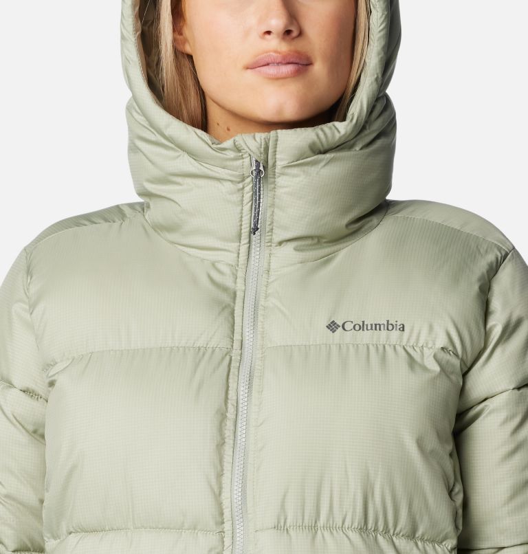 Women's Puffect II Hooded Mid Puffer Jacket, Color: Safari, image 4
