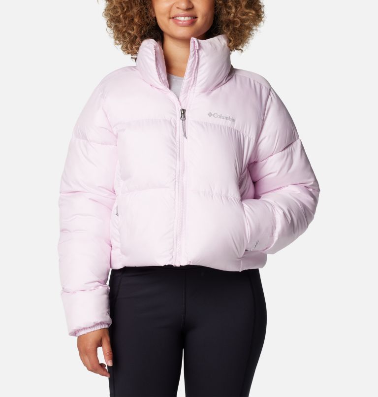 Puffect II gecroppte Puffer-Jacke für Frauen, Color: Pink Dawn, image 1