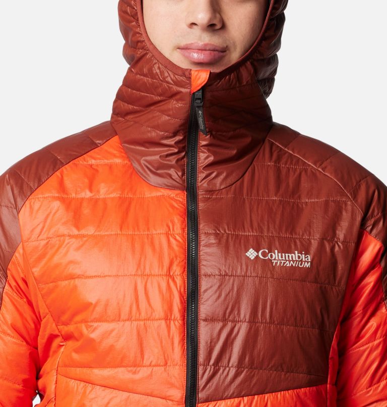 Men's Platinum Peak II Hooded Insulated Jacket, Color: Spicy, Spice, image 4