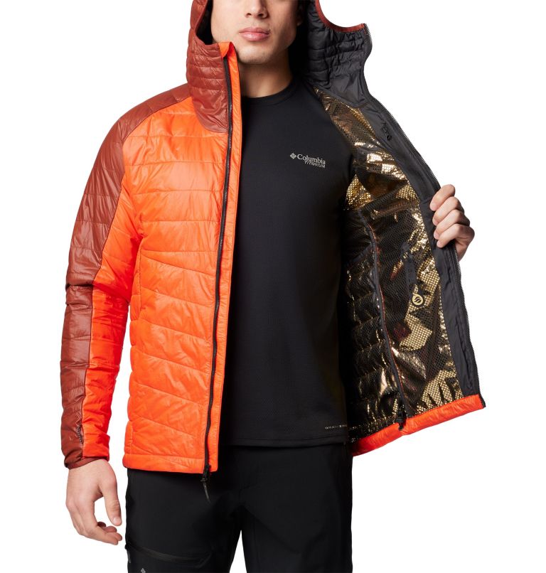 Men's Platinum Peak II Hooded Insulated Jacket, Color: Spicy, Spice, image 6