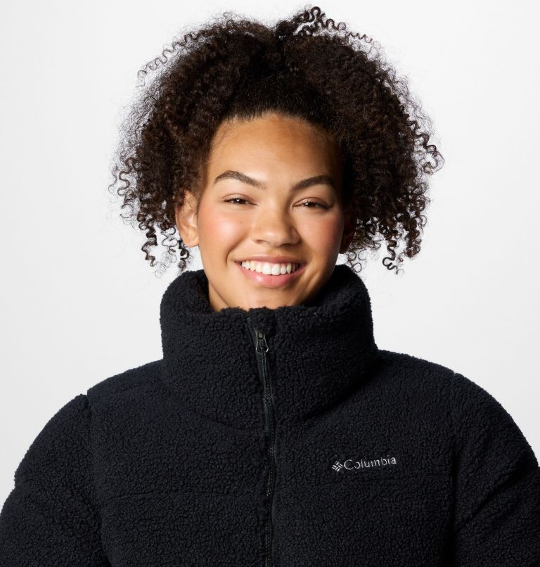 Doudoune Sherpa Puffect Femme, Color: Black, image 5