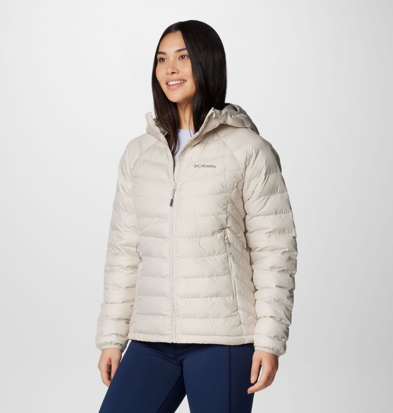 Women’s Powder Lite II Hooded Insulated Jacket, Color: Dark Stone, image 4