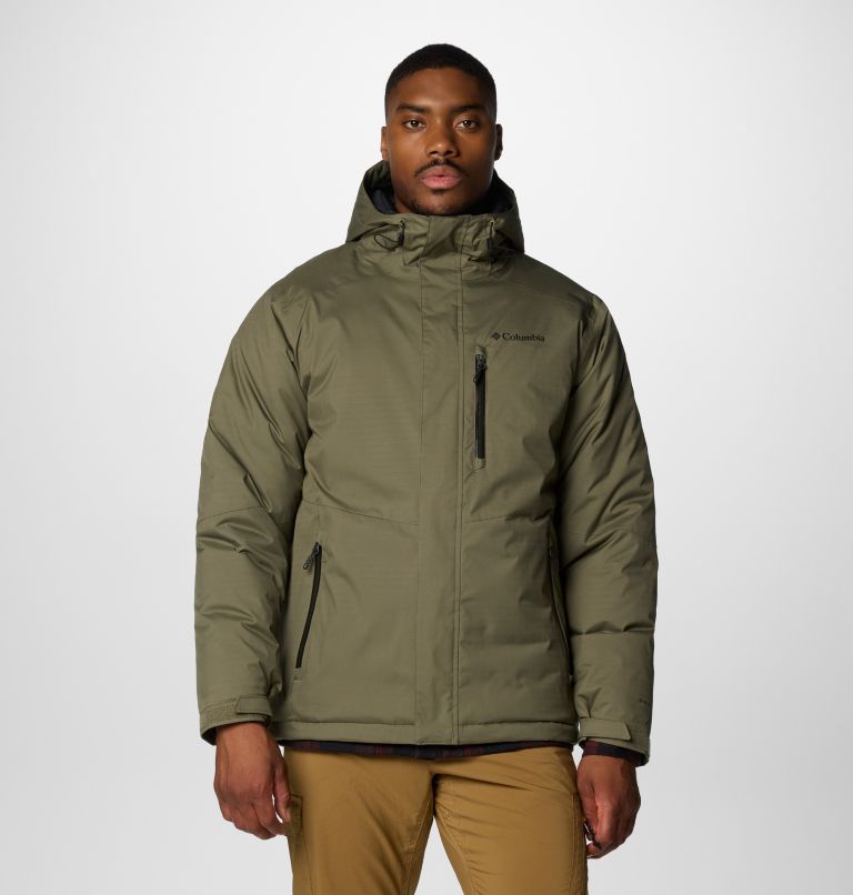 Men's Oak Harbor II Insulated Waterproof Jacket, Color: Stone Green, image 1
