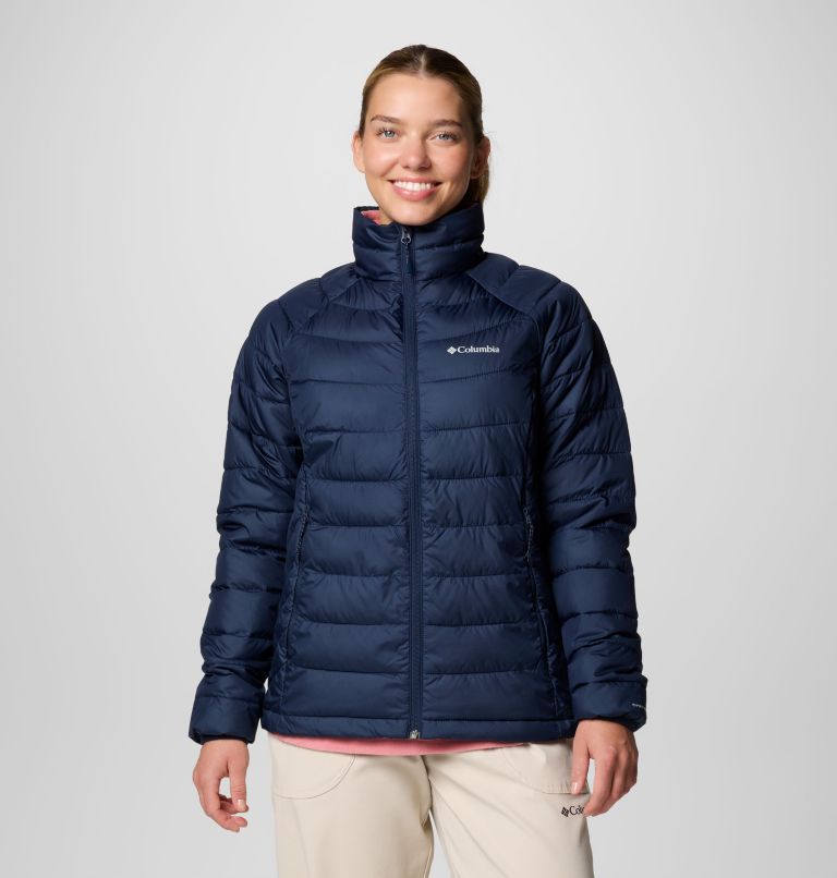 Veste Isolée à Capuche Powder Lite II Femme, Color: Collegiate Navy, image 1