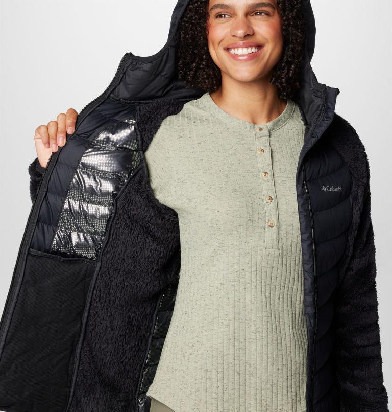 Powder Lite II Sherpa Hybrid Fleece-Jacke für Frauen, Color: Black, image 6